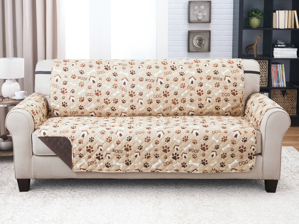 Sofa Furniture protector Woof Pet Print