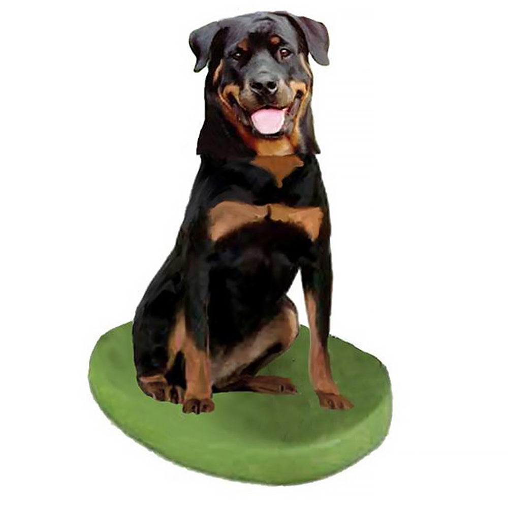 Custom Pet Dog Bobblehead - Rottweiler