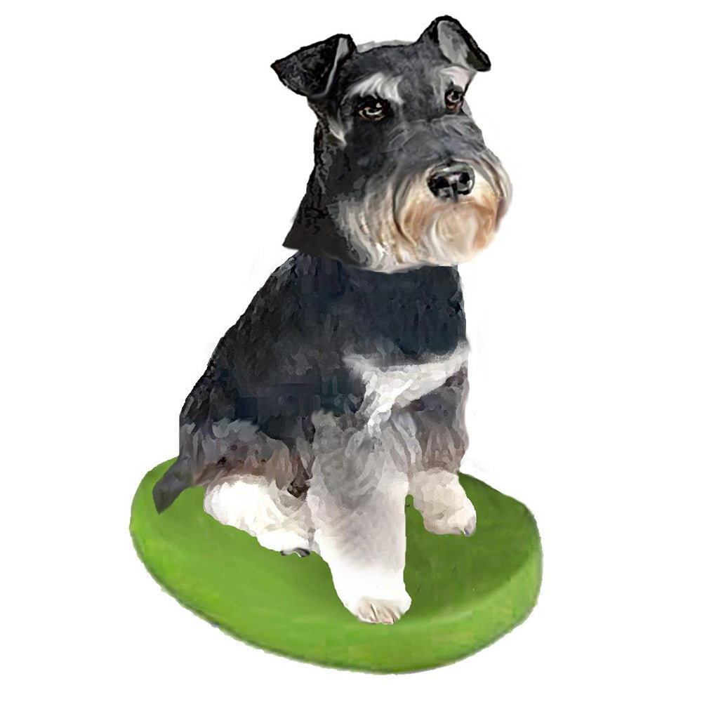 Custom Pet Dog Bobblehead - Schnauzer Mini