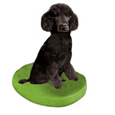 Custom Pet Dog Bobblehead - Poodle Black Miniature