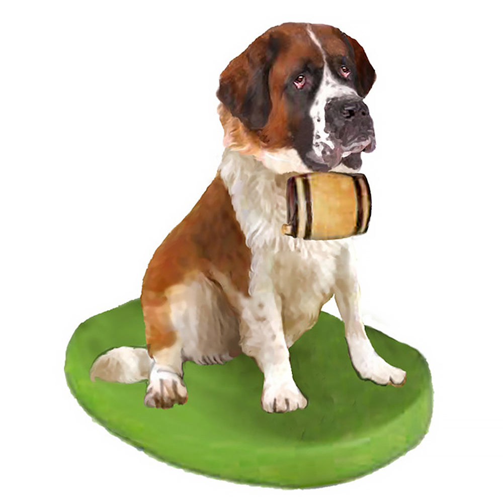 Custom Pet Dog Bobblehead - St.Bernard