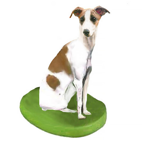 Custom Pet Dog Bobblehead - Grey Hound