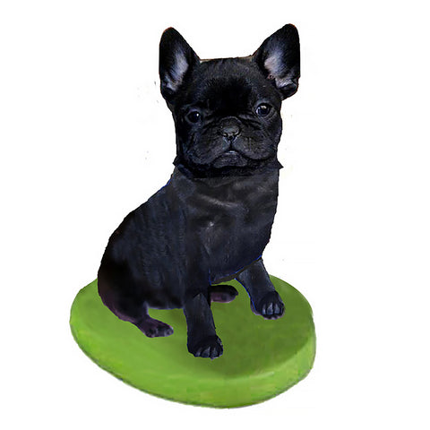 Custom Pet Dog Bobblehead - French Bulldog Black